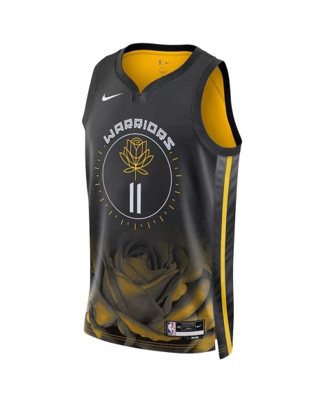 Maillot Swingman Nike #11 Klay Thompson des Golden State Warriors pour hommes, noir, 2022/23, édition City