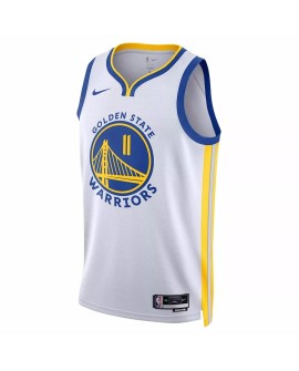 Maillot Swingman Golden State Warriors Klay Thompson #11 blanc 2022/23 pour hommes - Édition Association