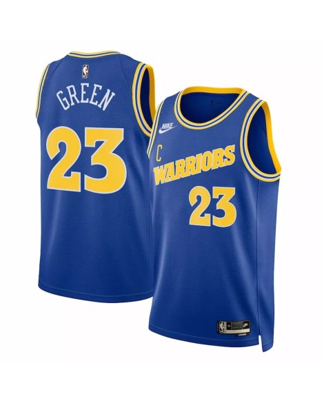 Maillot de joueur Swingman Golden State Warriors Draymond Green #23 Royal 2022/23 pour hommes - Édition classique