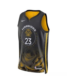 Maillot Swingman Golden State Warriors Draymond Green #23 Nike noir 2022/23 pour homme - City Edition