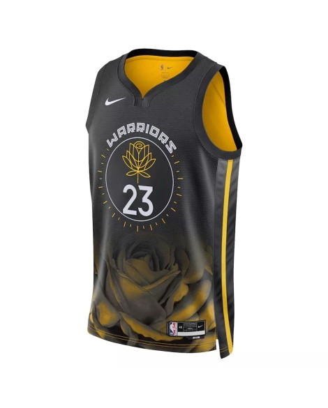 Maillot Swingman Golden State Warriors Draymond Green #23 Nike noir 2022/23 pour homme - City Edition