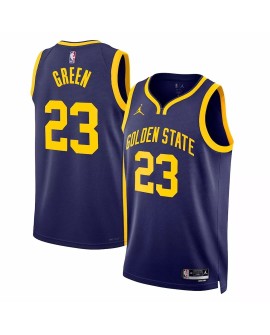 Maillot Swingman Golden State Warriors Draymond Green #23 Jordan Brand Navy 22/23 pour hommes - Édition Statement