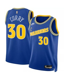 Maillot de joueur Swingman Golden State Warriors Stephen Curry #30 Royal 2022/23 pour hommes - Édition classique