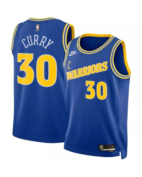 Maillot de joueur Swingman Golden State Warriors Stephen Curry #30 Royal 2022/23 pour hommes - Édition classique