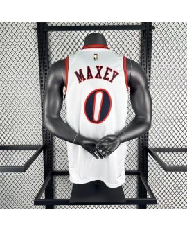 Maillot rétro Maxi n°0 de la 26e saison des Philadelphia 76ers