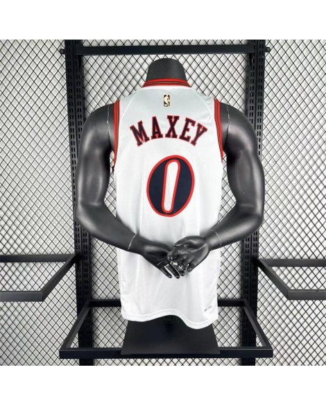 Maillot rétro Maxi n°0 de la 26e saison des Philadelphia 76ers