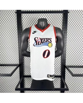Maillot rétro Maxi n°0 de la 26e saison des Philadelphia 76ers