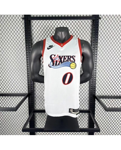 Maillot rétro Maxi n°0 de la 26e saison des Philadelphia 76ers