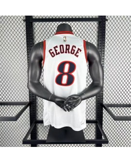 Maillot rétro George n° 8 des Philadelphia 76ers, 26e saison