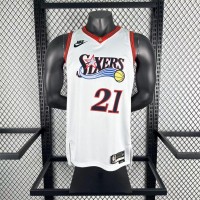 Maillot rétro de Joel Embiid n° 21, saison 2026 des Philadelphia 76ers