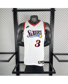 Maillot rétro Allen Iverson n°3 des Philadelphia 76ers, saison 2026