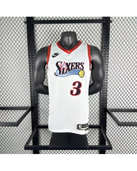 Maillot rétro Allen Iverson n°3 des Philadelphia 76ers, saison 2026