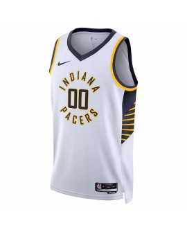 Maillot Swingman Indiana Pacers Bennedict Mathurin #00 Nike blanc 2022/23 pour hommes - Édition Association