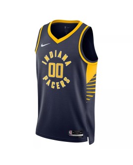 Maillot Swingman Nike Navy 2022/23 Bennedict Mathurin #00 Indiana Pacers pour hommes - Édition Icon