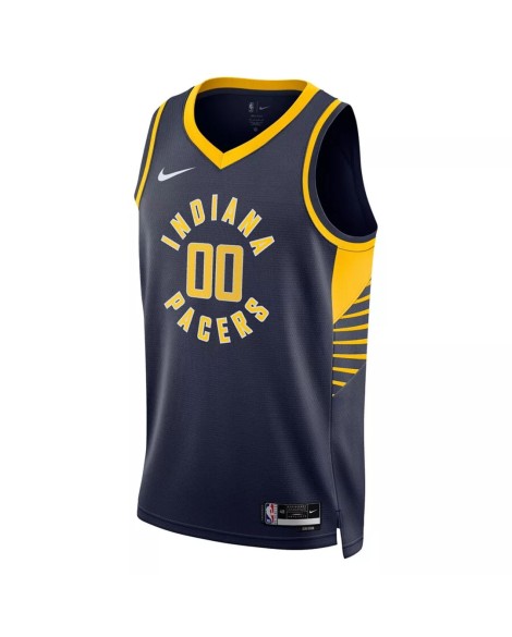 Maillot Swingman Nike Navy 2022/23 Bennedict Mathurin #00 Indiana Pacers pour hommes - Édition Icon