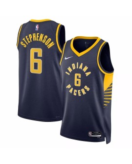 Maillot Swingman Indiana Pacers Lance Stephenson #6 Nike bleu marine 2022/23 pour hommes - Édition Icon