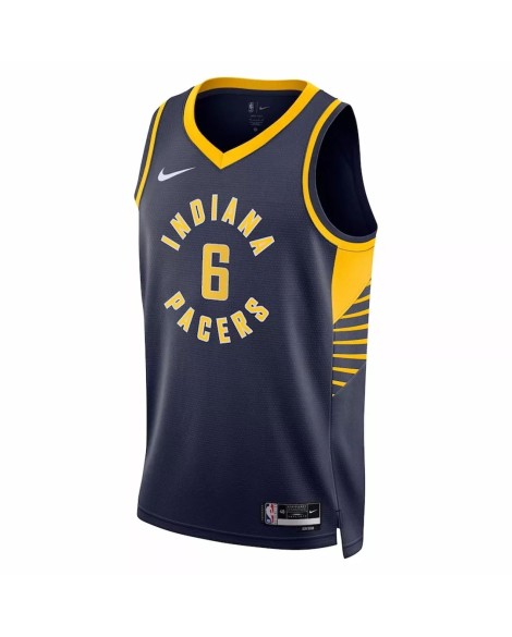 Maillot Swingman Indiana Pacers Lance Stephenson #6 Nike bleu marine 2022/23 pour hommes - Édition Icon