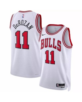Maillot Swingman Chicago Bulls DeMar DeRozan #11 Nike blanc 2022/23 pour hommes - Édition Association