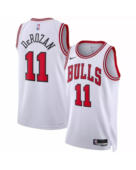 Maillot Swingman Chicago Bulls DeMar DeRozan #11 Nike blanc 2022/23 pour hommes - Édition Association