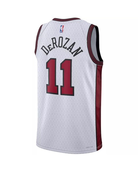 Maillot Swingman Chicago Bulls DeMar DeRozan #11 Nike blanc 2022/23 pour hommes - City Edition