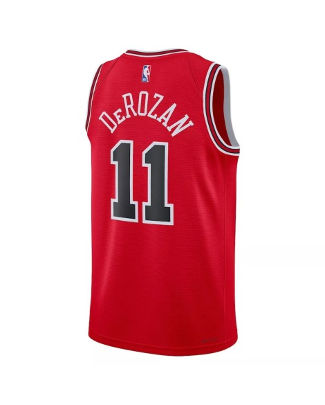 Maillot Swingman Chicago Bulls DeMar DeRozan #11 Nike rouge 2022/23 pour hommes - Édition Icon