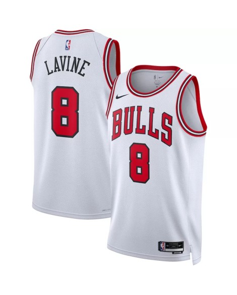 Maillot Swingman Chicago Bulls Zach LaVine #8 Nike blanc 22/23 pour hommes - Édition Association