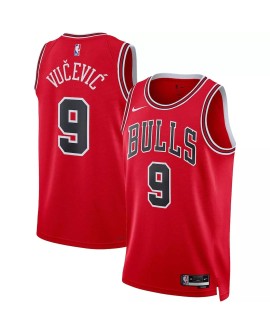 Maillot Swingman Chicago Bulls Nikola Vucevic #9 Nike Rouge 22/23 pour Homme - Édition Icon