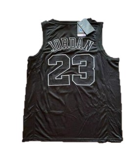 Maillot Chicago Bulls Michael Jordan #23 noir pour homme - Édition spéciale MVP