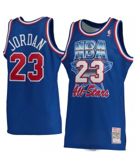 Maillot Michael Jordan #23 Mitchell & Ness bleu 1993 NBA All-Star Game Hardwood Classics pour homme