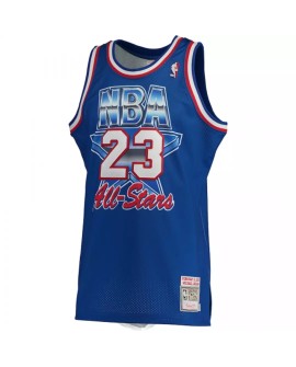 Maillot Michael Jordan #23 Mitchell & Ness bleu 1993 NBA All-Star Game Hardwood Classics pour homme