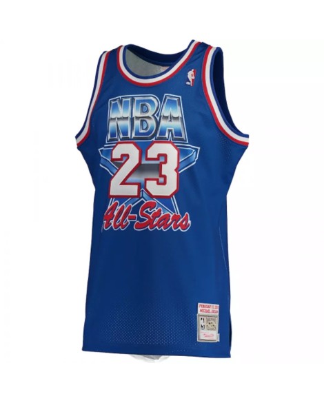 Maillot Michael Jordan #23 Mitchell & Ness bleu 1993 NBA All-Star Game Hardwood Classics pour homme