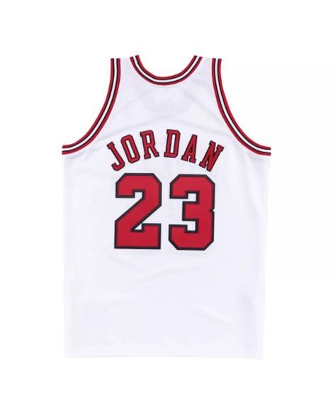 Maillot NBA Swingman rétro Chicago Bulls Michael Jordan #23 Nike blanc 1997/98