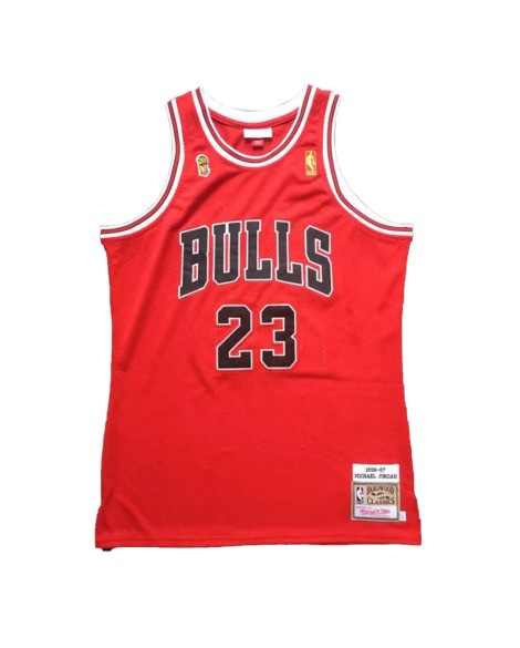 Maillot NBA Swingman Chicago Bulls Jordan #23 Mitchell & Ness pour homme rouge 1996/97