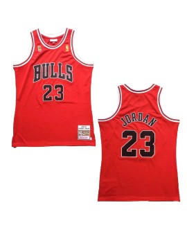 Maillot NBA Swingman Chicago Bulls Jordan #23 Mitchell & Ness pour homme rouge 1996/97