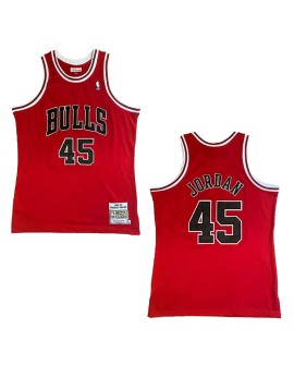 Maillot NBA Swingman Jordan #45 Mitchell & Ness pour homme rouge 1994/95