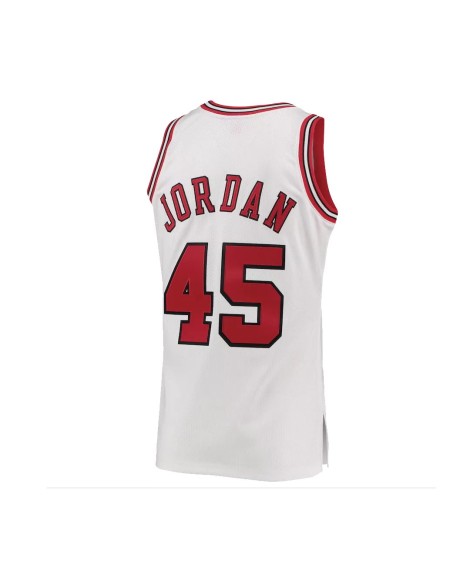 Maillot NBA Swingman Chicago Bulls Jordan #45 Mitchell & Ness pour homme blanc 1994/95