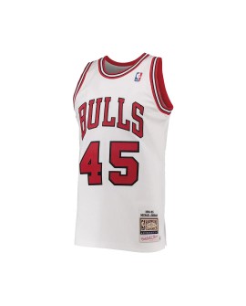 Maillot NBA Swingman Chicago Bulls Jordan #45 Mitchell & Ness pour homme blanc 1994/95