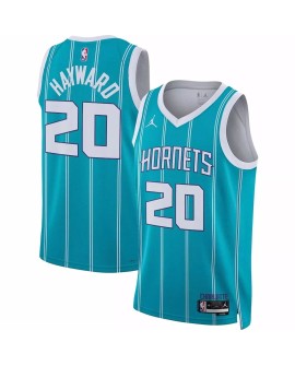 Maillot Swingman Charlotte Hornets Gordon Hayward #20 vert 22/23 pour hommes - Édition Icon