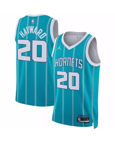 Maillot Swingman Charlotte Hornets Gordon Hayward #20 vert 22/23 pour hommes - Édition Icon
