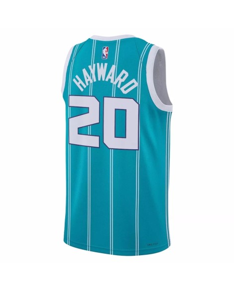 Maillot Swingman Charlotte Hornets Gordon Hayward #20 vert 22/23 pour hommes - Édition Icon