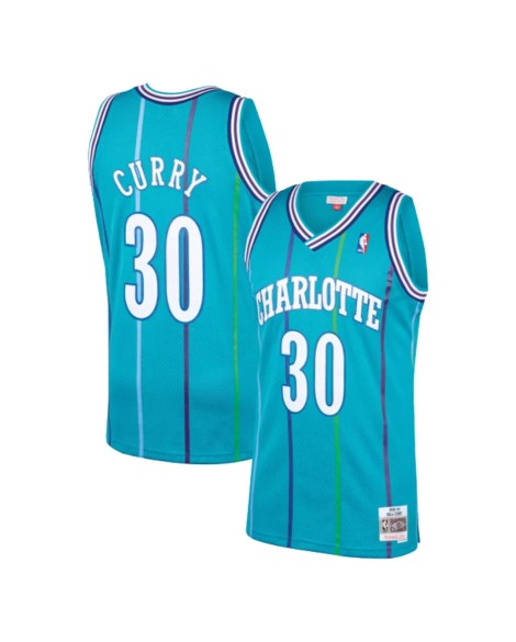 Maillot NBA Swingman Charlotte Hornets Dell Curry #30 Mitchell & Ness 1992/93 pour hommes