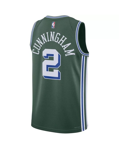 Maillot Detroit Pistons Cade Cunningham #2 Nike Vert 2022/23 Swingman pour hommes - City Edition