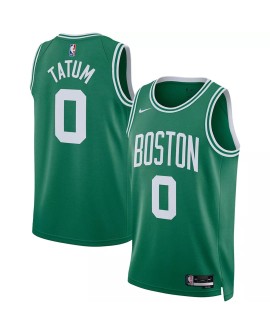 Maillot Swingman Nike Kelly Green 2022/23 Jayson Tatum #0 des Boston Celtics pour hommes - Édition Icon