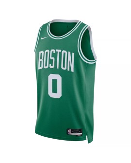 Maillot Swingman Nike Kelly Green 2022/23 Jayson Tatum #0 des Boston Celtics pour hommes - Édition Icon
