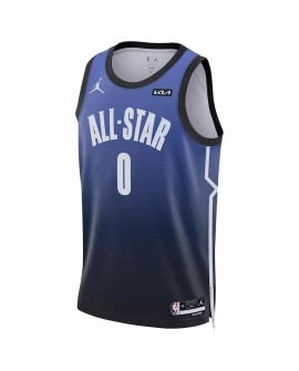 Maillot Swingman Jayson Tatum #0 Jordan Brand pour homme, bleu, 2023 NBA All-Star Game