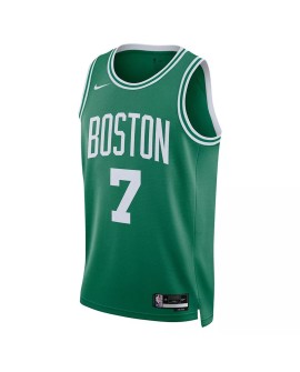 Maillot Swingman Boston Celtics Jaylen Brown #7 Nike Kelly Green 2022/23 pour hommes - Édition Icon
