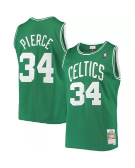 Maillot Boston Celtics Paul Pierce #34 Mitchell & Ness vert 2007/08 Reteo Swingman pour hommes