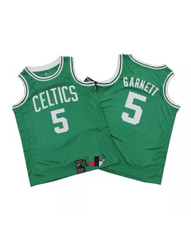 Maillot Swingman vert Boston Celtics Kevin Garnett #5 pour hommes - Édition Icon