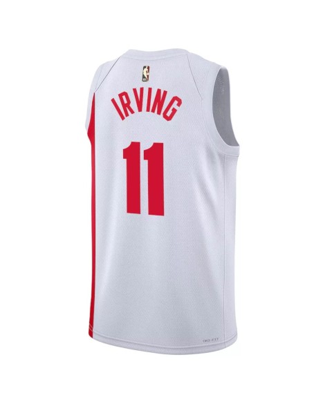 Maillot Swingman Brooklyn Nets Kyrie Irving #11 blanc 2022/23 pour hommes - Édition classique