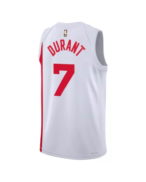Maillot Swingman Brooklyn Nets Kevin Durant #7 blanc 2022/23 pour hommes - Édition classique
